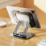 360° Rotatable Tablet Stand Adjustable Liftable Phone Desk Bracket Foldable for 4.7-12 Inch for Ipad Pro/Air/Min Laptop Tablet