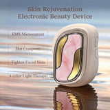 Vibration Beauty Device Microcurrents Cleaning Face Massager Face Lifting Skin Beauty Equipment Electric Home Use Facial Devices