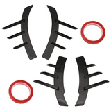 Car Front Rear Wheel Eyebrows Trim Stickers Fender Spoiler Trims For BMW 2 Series G42 MP 2021-2024 Car Accessories