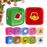 New Pack of 6/12 Holiday Themed Organizers Bags Measuring 5.91x2.55x5.91inches Great for Stocking Stuffers and Gifts