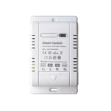 Tuya WiFi 20A Smart Switch Circuit Breaker APP Remote Control Power Monitor Overload Protection Work with Alexa Google Home