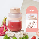 500ml Portable Electric Juicer Fruit Juice Cup Wirealess Smoothie Blender Fruit Mixers Juice Machine Orange Squeezer 3000mAh