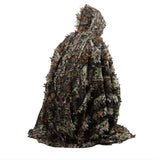 3D Leaf Poncho Camouflage Suit Clothing for Outdoor Wildlife Photography Tactical Hunting Bird Watching Costume Ghillie Suits