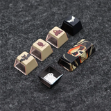 Halloween Theme 150 Keys Keycap Profile Double-Shot Backlight Keycap For Mechanical Keyboard Cap Dye Sub Keycaps