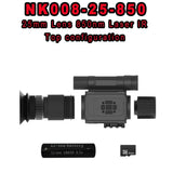 NK008 Digital Infrared Night Vision High-definition Tactical Hunt Telescope Full Dark Photography Recording 5X Scope Monocular