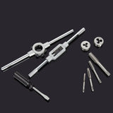 For Cutting External & Internal Threads Metric 110Pcs Tap and Die Set High Speed Steel Titanium Tap and Die Combination Set