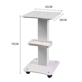 Beauty Hair Instrument Tray Cart Aluminum SPA Rolling Salon Trolley Roller Salon Trolley Beauty Tool