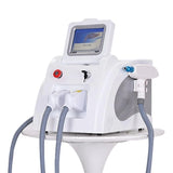 2 in 1 Multifunctional Tarbon Tattoo Removal E-LIGHT IPL Nd Yag OPT Laser Hair Removal Painless  Skin Rejuvenation Machine CE