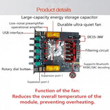 In-car Bluetooth Module Amplifier Board Original TDA7498ETR Chip BT+ AUX + USB Receives Audio Signals Left/Right Speakers Player