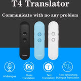 T4 Wireless Smart Translator, portable 97-language two-way real-time instant voice translation APP, Bluetooth multi-language