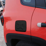 Gas Tank Cover- Fuel Filler Gas Cap Cover for Jeep Renegade (2015-2018) Aluminum Exterior Accessories