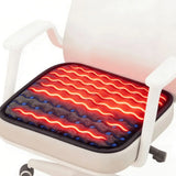 PEMF Therapy Mat Negative Ion Crystal-Infused Square Massage Cushion with Far Infrared Heat for Home Yoga Use Pain Household