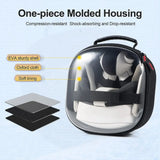 NEW Shockproof VR Headset Storage Bag Portable EVA Carrying Case Translucent Large Capacity Hard Shell for Meta Quest 3S