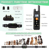 2600FT Remote Dog Shock Training Collar , Electric Dog Training Collar with 4 Training Modes, Vibrating D19T
