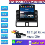 9.7" Vertical Style Tesla Screen Android 14.0 Car Radio For Honda CR-V CRV 2001-2006 Multimedia Player Carplay Navigation GPS
