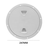 4/6/8 Inch Boat Hatches Deck Plate Round Deck Inspection Access Hatches Cover Non Slip Detachable for Marine Boat Yacht