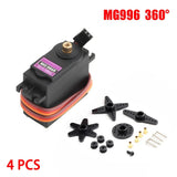 4PCS/lot 13KG 15KG Servos Digital MG995 MG996 Servo All Metal Gear for JR Car RC Model Helicopter Boat Arduino UNO DIY Wholesale