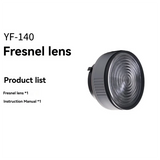 Photography Spotlight Tube Photographic Lamp Fresnel Lens 5 Times Brighter Optical Zoom For Art Modeling & Photography