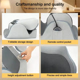 Timed Control Massage Cushion Knead air Compression Portable Thigh and Waist Cushion Seat Car Massager Vibration Massage Pad
