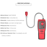 Combustible Gas Analyzer Detector Handheld Portable Automotive Micro Combustible Gas Detector Leakage Location Detector