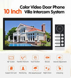 2/3/4 Multifamily 1080P TUYA WiFi Video Doorphone Building 7/10 Inch Monitor Family Apartment doorbell System Multi option DIY