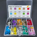 120pcs Mini Fuse Assortment Kit, Mini Blade Fuses for Truck, Auto, Automotive ,Truck(2A/3A/5A/7.5A/10A/15A/20A/25A/30A/35A)