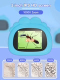 Multifunctional Educational Microscope 1000X 2 Inch Screen Microscope Toy Outdoor Exploration Tool