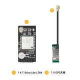 LILYGO T-Echo Lite NRF52840 1.22 Inch Epaper SX1262 LoRa GPS Module