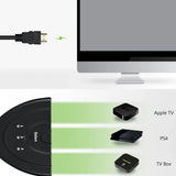 1080P HDMI-compatible Switcher Video Splitter 3 in 1 out Mini 3 Port HDMI-compatible Switch for DVD HDTV Xbox PS3 PS4