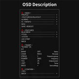 For Axis Flying 3W 5.8G VTX FPV Video Transmitter Built-In Cooling Fan For FPV Long Range RC Drone
