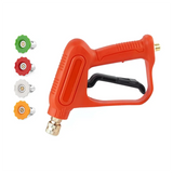 M22-15Mm Adapter& 4 Quick Connect Nozzles With Swivel Pressure Washer Handle Pressure Washer Attachments