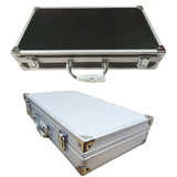 Microphone Carrying Case Hard Case with Handle Multi Compartment 1Pcs Instrument Box Shockproof Mic Bag EVA Interior Hard Shell