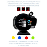 OBDII Meter Digital Display Dashboard Speed RPM Water Temperature Voltage Gauge OBD2 Head Up Display For Car