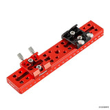 Flat Base Finder Scope Bracket Mount Dovetail Clamp for Astro Telescope Finder Plate Red/Black for Choice