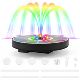 ABWG-3.5W Solar Fountain for Bird Bath LED Solar Water Fountains with 2200mAh Battery Solar Powered Fountain