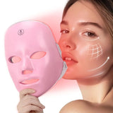 Womens Led Face Masks Skincare Home Use Beauty Devices Rechargeable Skin Beauty Equipments Esthetician Led Facial Apparatus