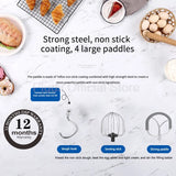 10L Stand Mixer 2000W Powerful Mixer 8 Speed Settings Stainless Steel Electric Kitchen Blender Home Appliance for Baking Dough