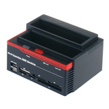 GW-2.5/3.5 Inch USB 3.0/Type C Hub To SATA Dual Ports And IDE Port With Hard Drive Disk Docking Station US Plug