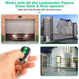 Garage Door Remote Control For TOPENS M12 Wireless Transmitter 433.92Mhz With Keychain Compatibility Mhz