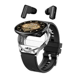 T98 smart watch Bluetooth call TWS pair of earphones two-in-one music playback pedometer sports watch
