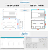 CWT-MB308P 8AI+4AO+16DI+6DO RS485 RS232 Ethernet Modbus Rtu Tcp Controller