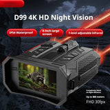 DV99 4K UHD 48MP WIFI Digital Telescope Camera Infrared Night Vision Binoculars with Rangefinder Compass Altitude Strobe Light