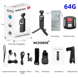 Pocket Camera 5K High-Definition Sport Camera with Image Stabilization for Outdoor Hiking Handheld Clip Cycling Action