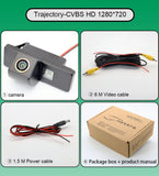 Golden-FishEye Rear View Camera For Peugeot 308 Hatchback 308CC (T7, T9) 2007~Present 208 408 508 3008 C3 C4 C5 HD Night Vision