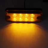 6Pcs 12V 8LED Side Marker Lights Clearance Lamp Waterproof for Car Truck Trailer SUV RV Boat Universal Warning Light