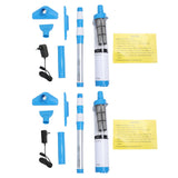 3 in 1 Handheld Pool Vacuum Cordless Rechargeable IPX7 1.5h Run Time Hot Tub Vacuum Cleaner with 3 Replace Heads for Sand Debris