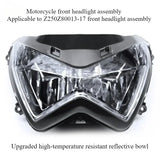 Suitable for Kawasaki Z250 Z800 13-17 Motorcycle Front Headlight Assembly Front Lighting Front Headlight motorcycle headlight