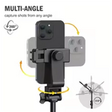 160Cm Tripod For Cell Phone Camera Phone Stand Tripod With Remote And Phone Holder Portable Tripod Video Recording