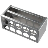 304 Stainless Steel Test Tube Holder Wide Application 10 Hole 2 slots Lab Stand Rack 3 Layer for 26-29.5mm Tubes