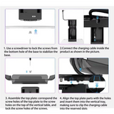 VR Stand For Meta Quest 3S Accessories VR Headset And Touch Controllers For Quest3 Display Holder Stand Adjustable